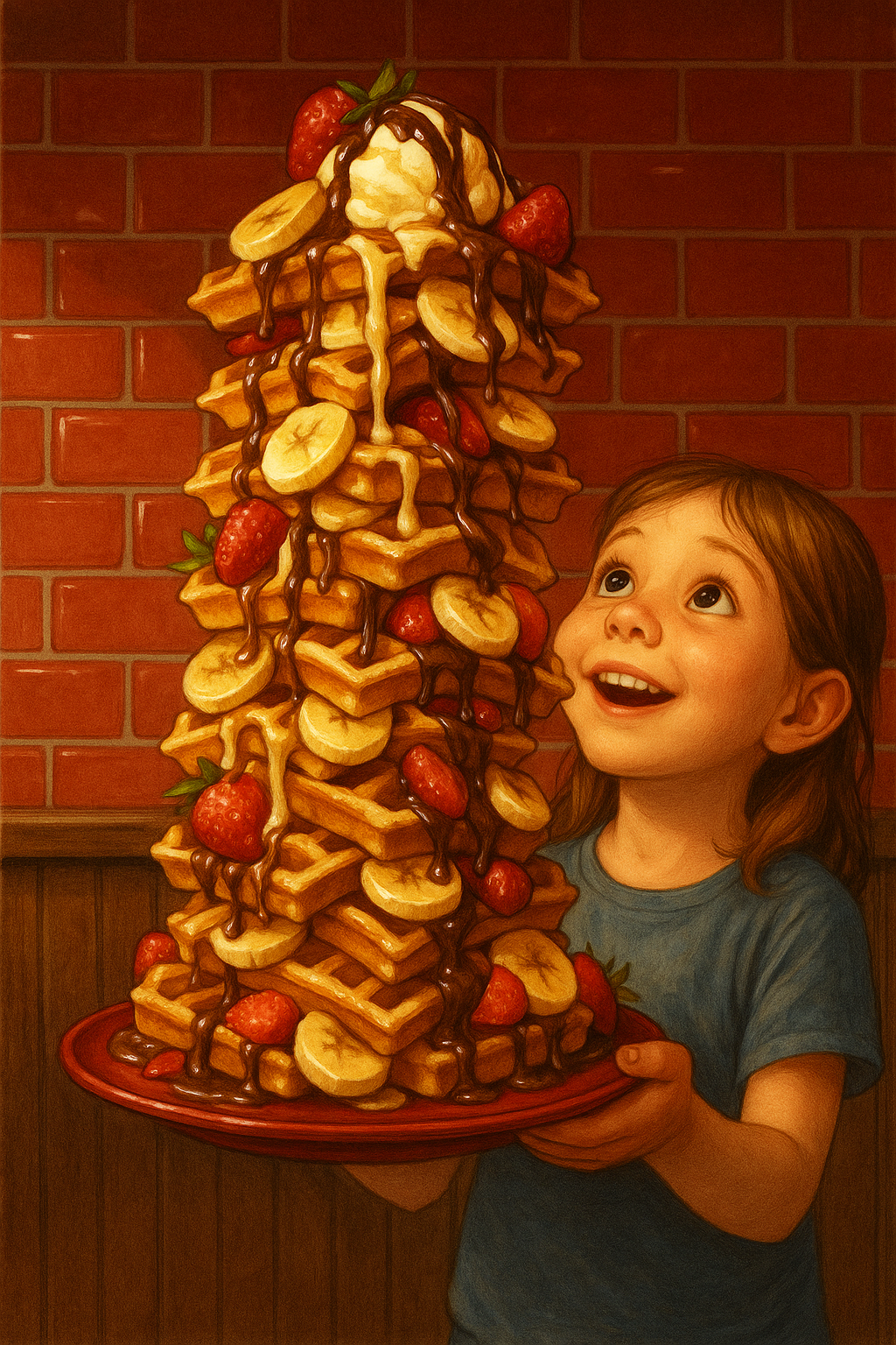 waffle tower
