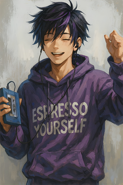 espresso yourself anime boy small